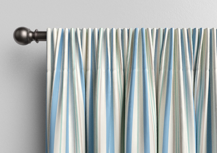 The British Stripe Co. George, Brighton No.1 - Made to Measure Curtains - Image 9
